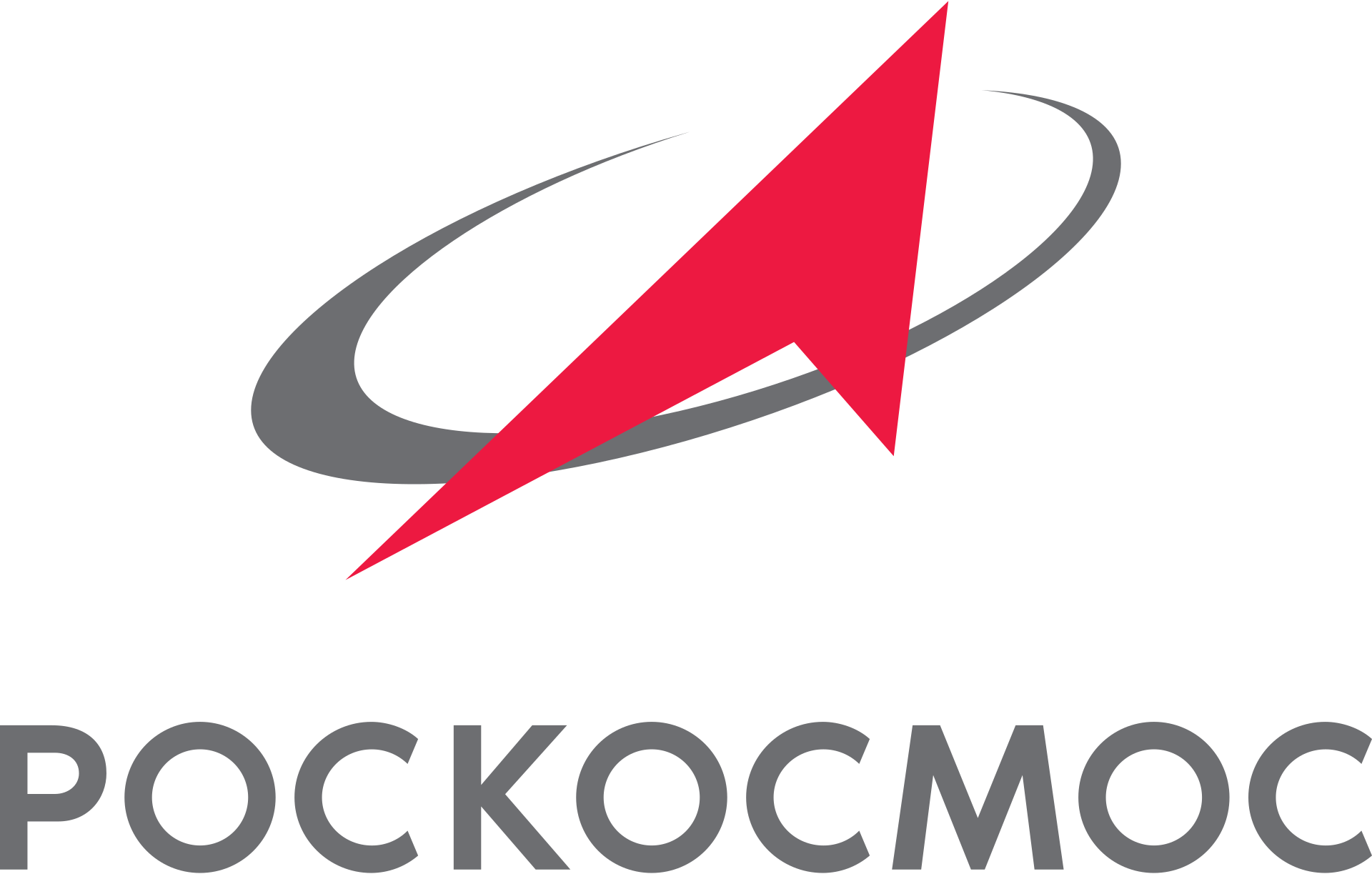 The logo of Roscosmos.