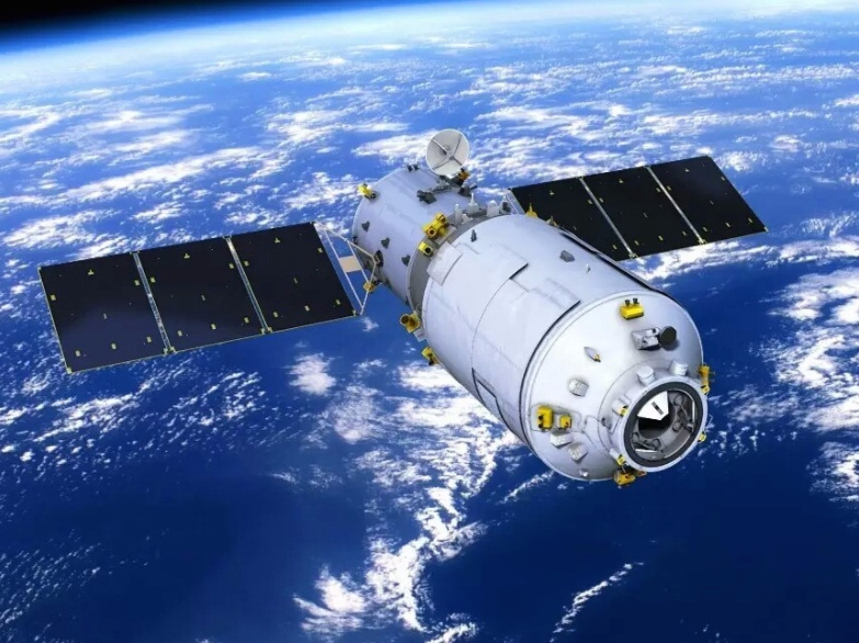 A render of the Tianzhou spacecraft.