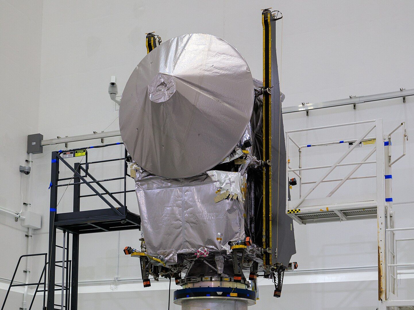 Lucy being prepared for launch in September 2021. ©NASA