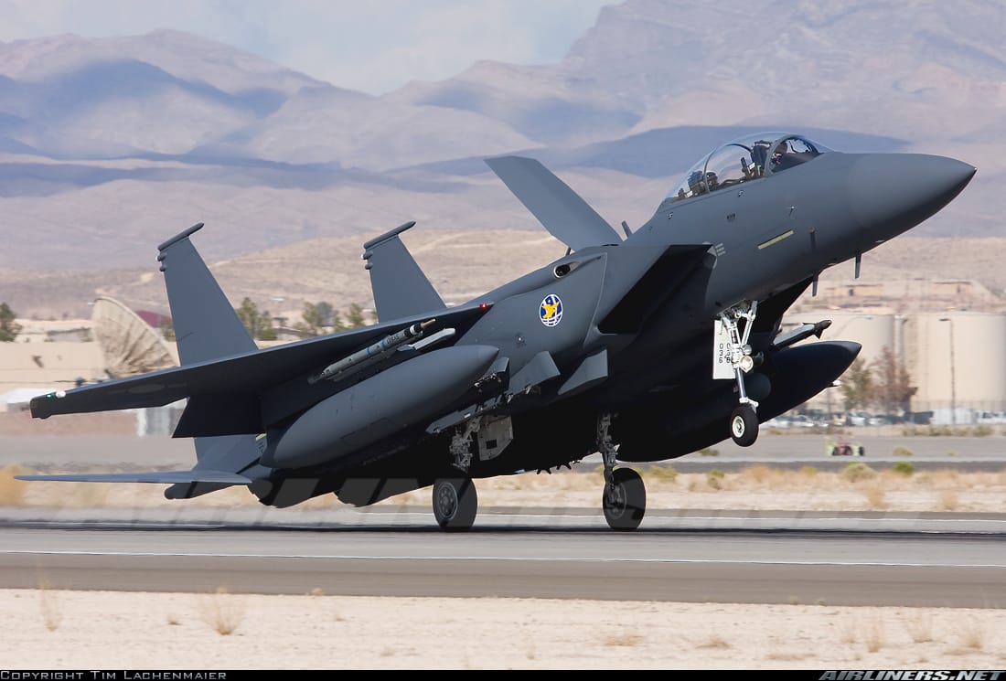 F-15K during landing. ©Tim Lachenmaier