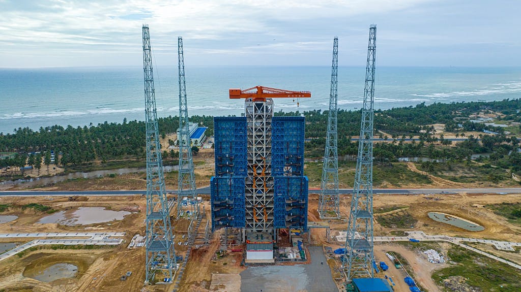 The No. 1 launch pad at China's first commercial launch site in Wenchang. ©CFP