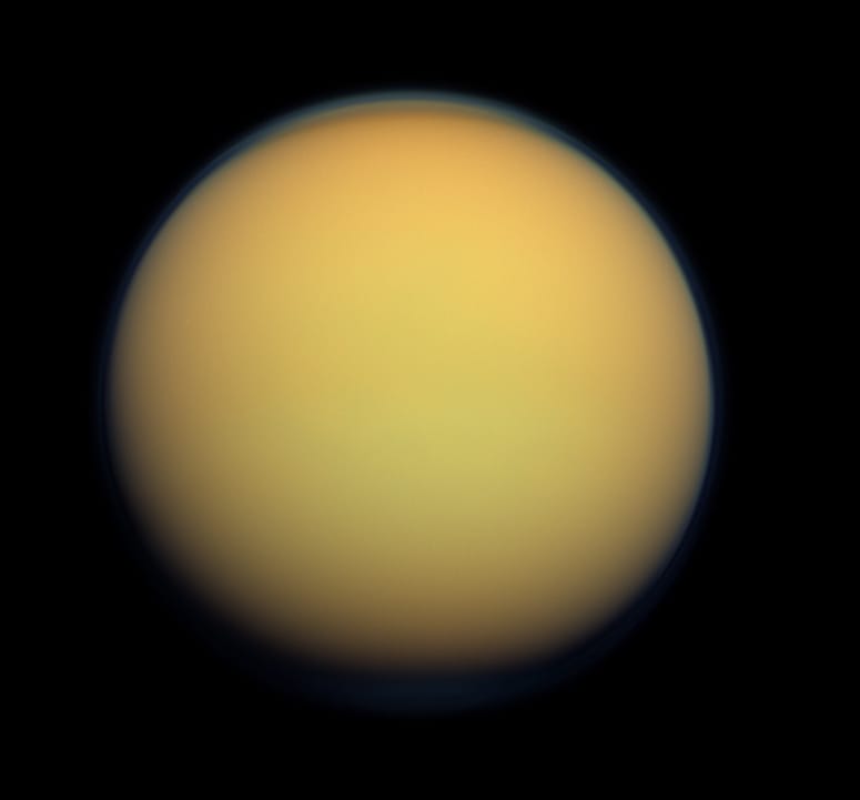NASA image of Titan. ©NASA/JPL-Caltech/SSI