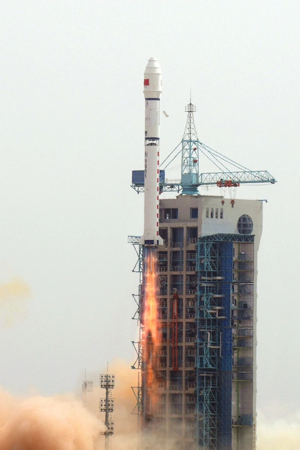 The Long March 2D/YZ-3 lifting off from the Jiuquan Satellite Launch Center.