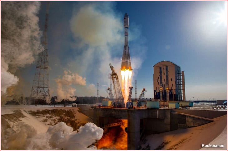 A Soyuz 2.1b lifting off from the Vostochny Cosmodrome. ©Roscosmos/RussianSpaceWeb