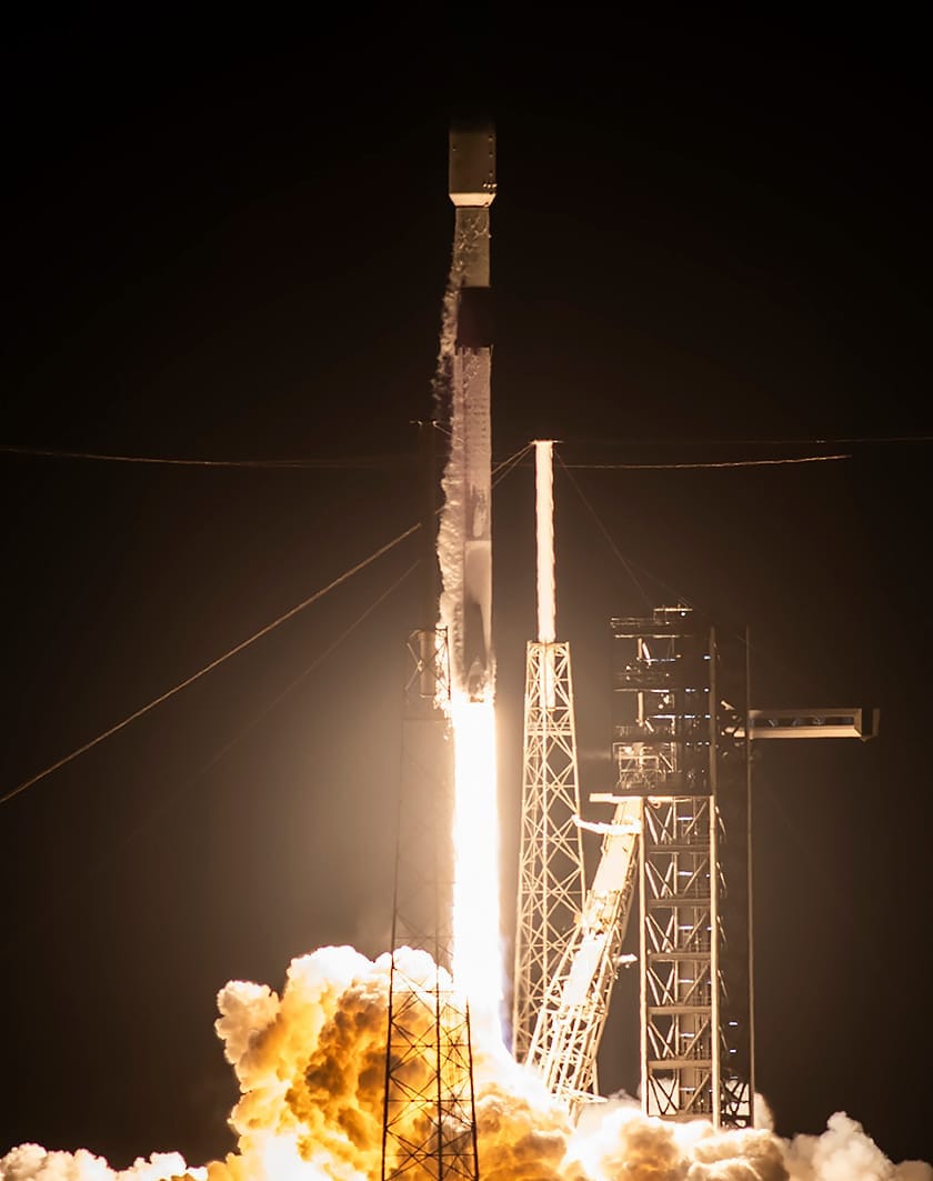 Falcon 9 lifting off from SLC-40 for Starlink Group 6-47. ©SpaceX