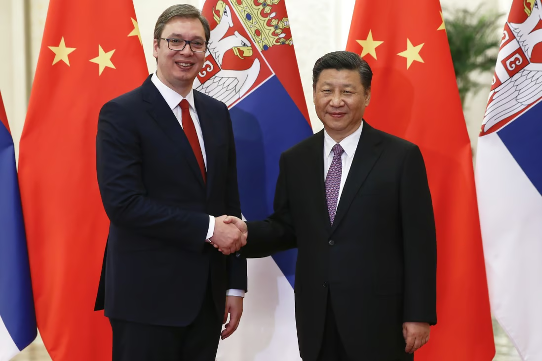 Aleksandar Vučić, President of Serbia, and Xi Jinping (习近平), President of the People's Republic of China in 2017. ©Getty Images