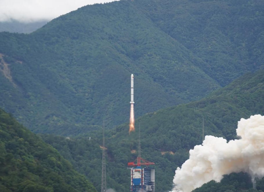 The Long March 2C Y50 vehicle lifting off from the Xichang Satellite Launch Center carrying SVOM. ©Chen Haojie/Xinhua