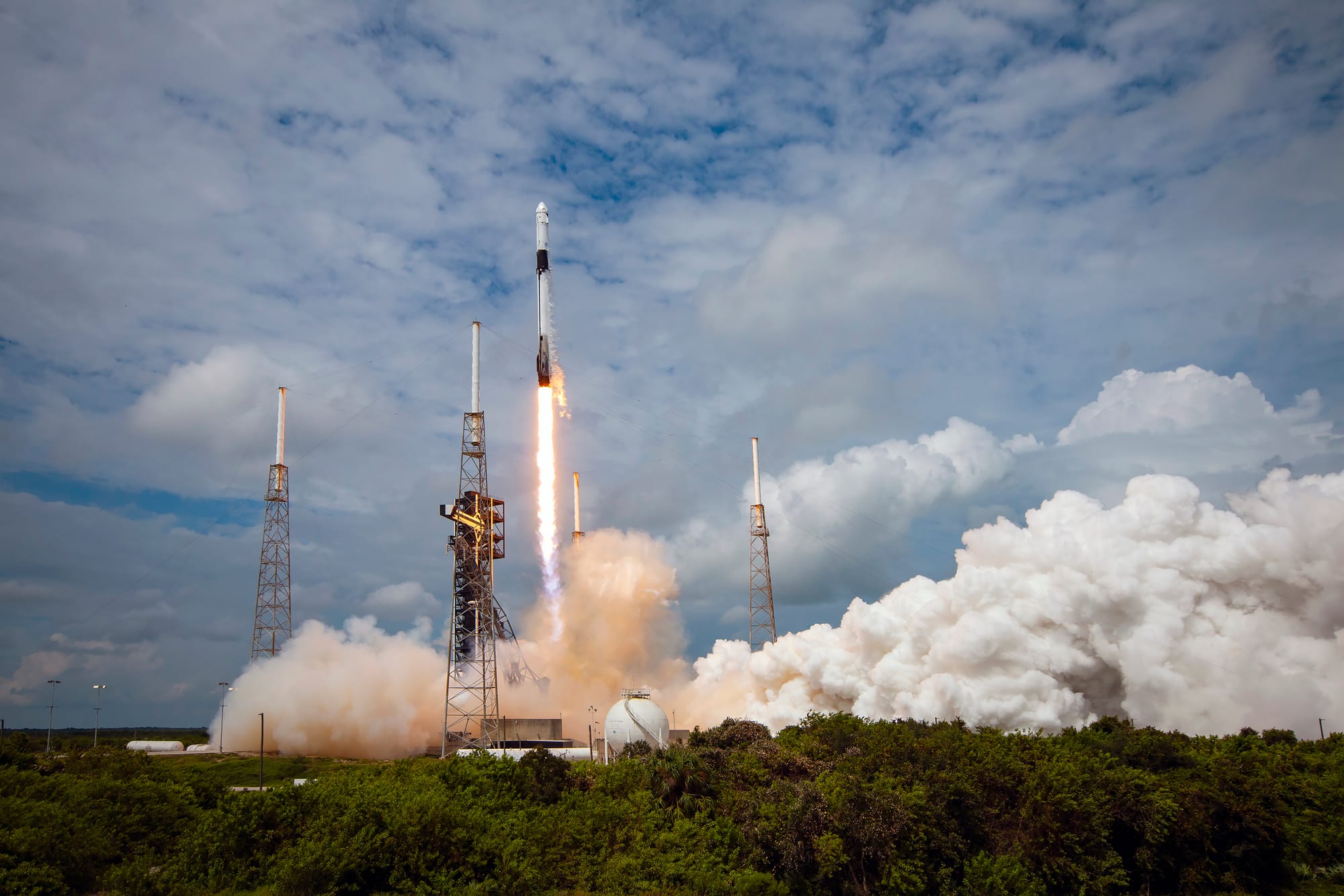 Falcon 9 lifting off for Crew-9 from Space Launch Complex 40. ©SpaceX