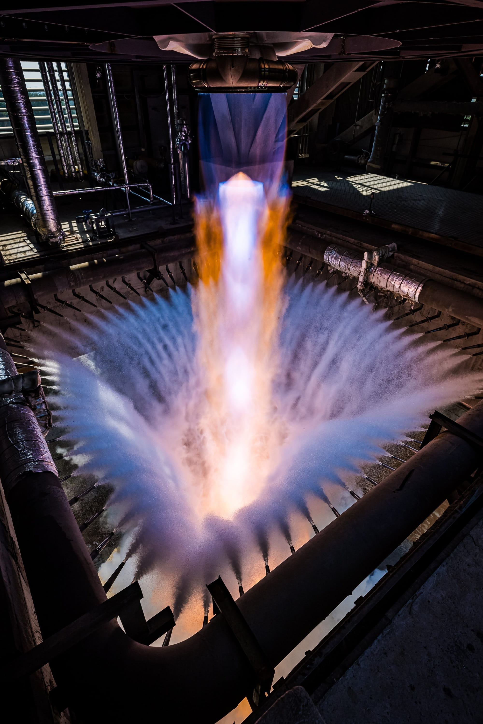 LandSpace's TQ-15A engine during the static fire test on October 21st. ©LandSpace