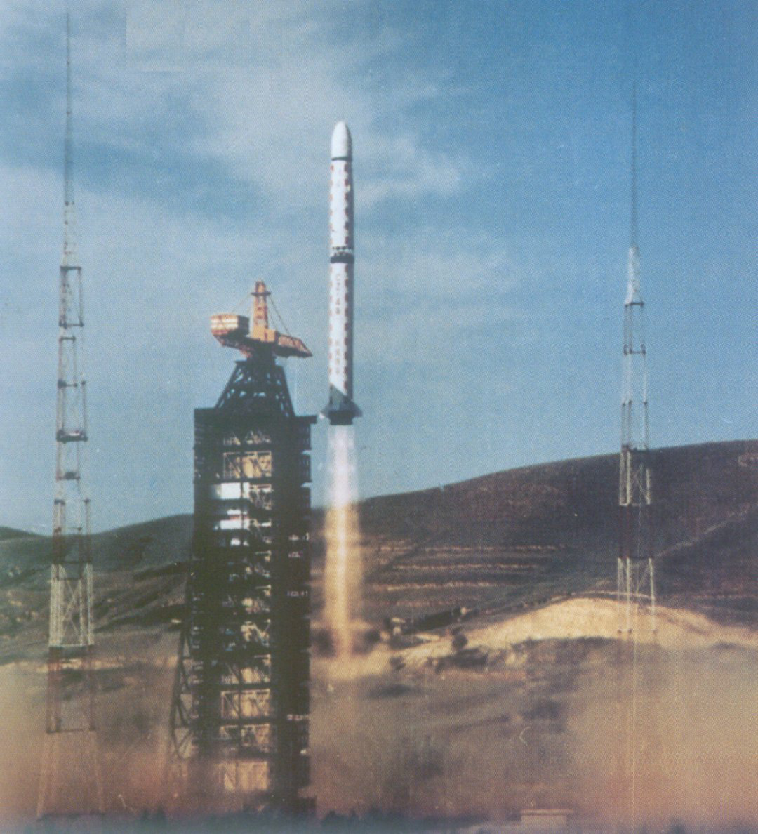 A Long March 4A lifting off from the Taiyuan Satellite Launch Center.