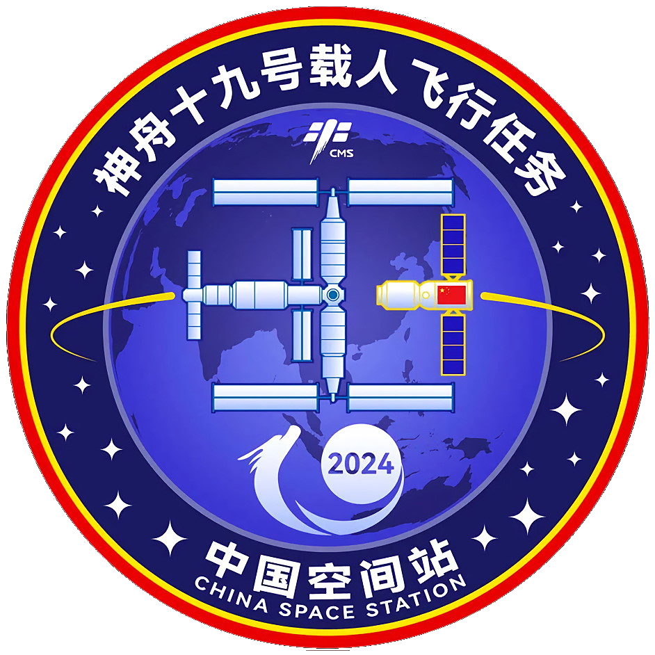 The patch for the Shenzhou-19 mission. ©China Manned Space Agency