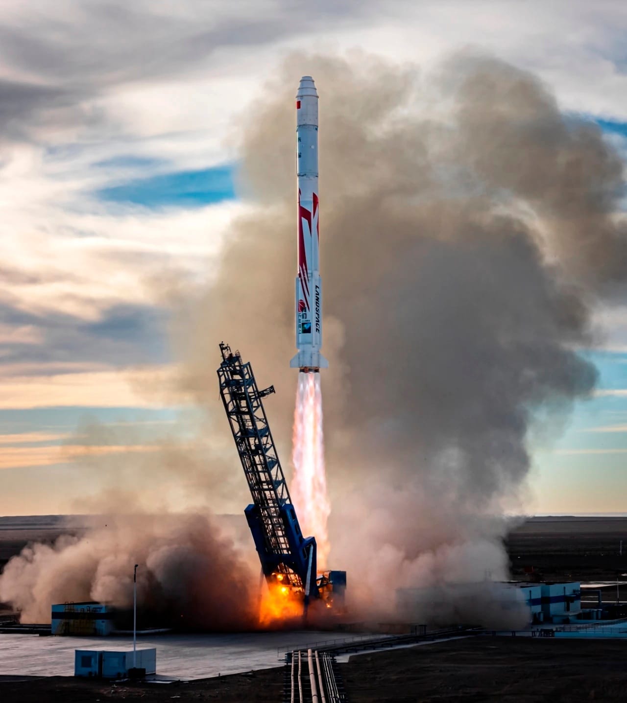 LandSpace’s Zhuque-2E Y1 vehicle lifting off from Launch Area 96A at the Jiuquan Satellite Launch Center. ©LandSpace