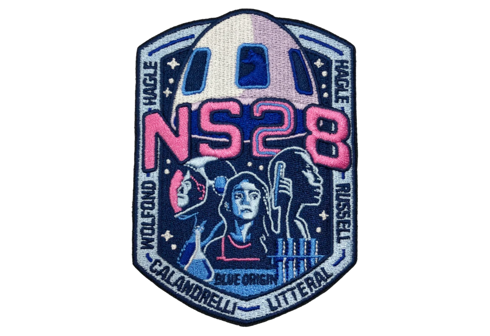 Blue Origin's patch for the NS-28 mission. ©Blue Origin