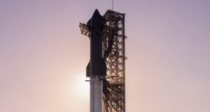 SpaceX's Starship-Super Heavy rocket on the launchpad. ©SpaceX