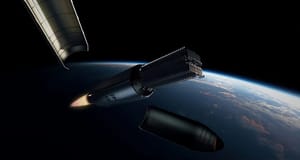 A render of Zhuque-3 headed to orbit after fairing separation. ©LandSpace