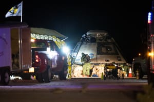 Starliner after touching down at the White Sands Space Harbor. ©NASA